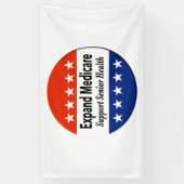 Medicare uitbreiden ter ondersteuning van een hoge spandoek (Verticaal)