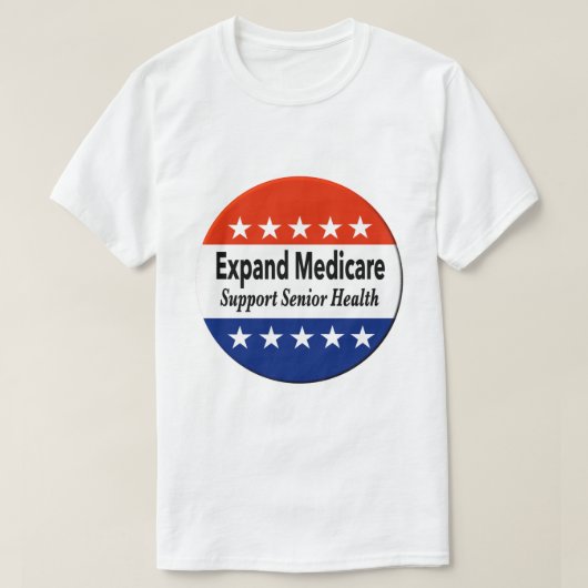 Medicare uitbreiden ter ondersteuning van een hoge t-shirt (Design voorkant)