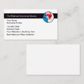 Medicare verzekeringsmakelaar visitekaartje (Voorkant / Achterkant)