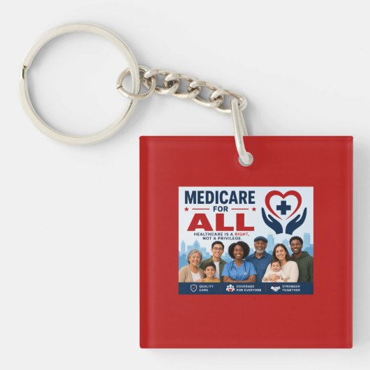 Medicare voor Iedereen Sleutelhanger (voorkant)