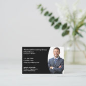 Medicare ziektekostenverzekering consultant foto visitekaartje (Staand voorkant)