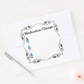 Medicatie Change Health Journal Vierkante Sticker (Envelop)