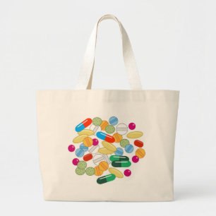 Medicatie Grote Tote Bag