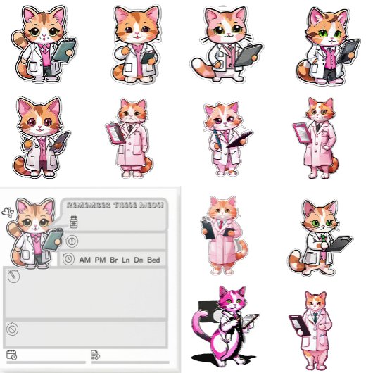 Medicatie Herinnering Post-it® Notes