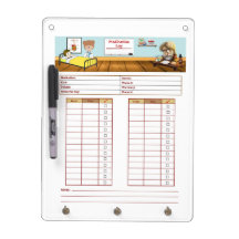 Medicatie Log Controlelijst Dry Erase Bord