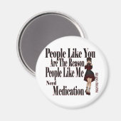 Medicatie nodig magneet (Voorkant / Achterkant)