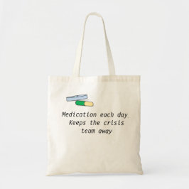 Medicatie per dag zak (crisisteam) tote bag