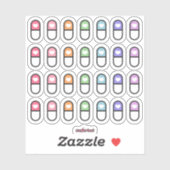 Medicatie Planner Sticker (Vel)