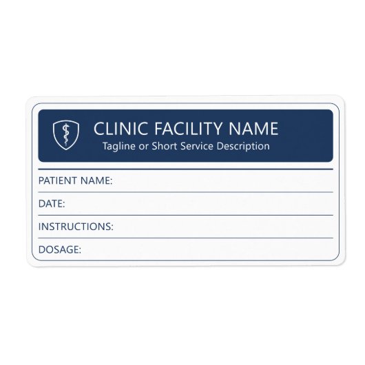 Medicatie Richtlijn Patiënt Dosering Label (Voorkant)