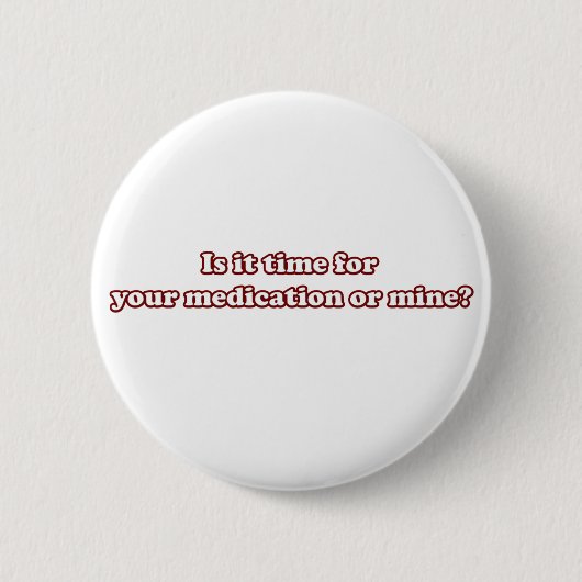 medicatie ronde button 5,7 cm (Voorkant)