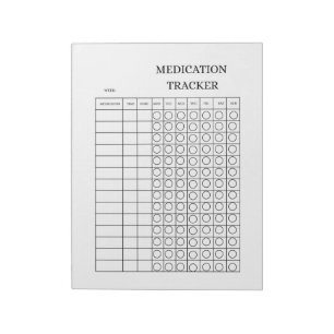 Medicatie Tracker Logboek Notitieblok