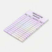 Medicatie Tracker Medical Checklist Post-it Notes (Schuin)