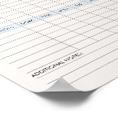 Medicatie Tracker Printable Downloadbaar Poster (Hoek)