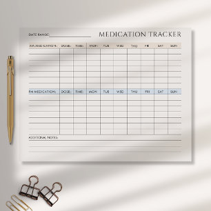 Medicatie Tracker Tearaway Notitieblok
