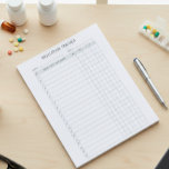 Medicatie Wekelijks Tracker Log Voorschrift Notitieblok<br><div class="desc">Dit ontwerp kan worden gepersonaliseerd door de Edit optie van het Ontwerp te kiezen. Je kunt ook overdragen naar andere objecten. Neem contact met me op via colorflowcreations@gmail.com of gebruik de chatoptie bovenaan de pagina als u dit ontwerp op een ander product wilt plaatsen of hulp nodig hebt. Bekijk meer...</div>