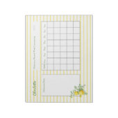 Medicatielogbestanden op maat notitieblok (Linkerzijde)