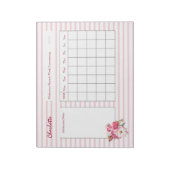 Medicatielogbestanden op maat notitieblok (Linkerzijde)