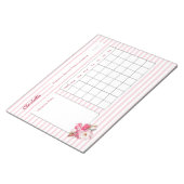 Medicatielogbestanden op maat notitieblok (Schuin)