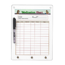 Medicatieoverzicht huisdier Whiteboard