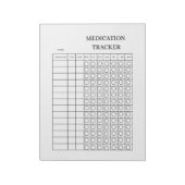Medication Tracker Log Book Notitieblok (Linkerzijde)