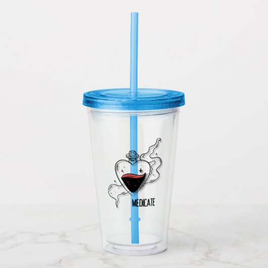 mediceren acryl drinkbeker (Voorkant)