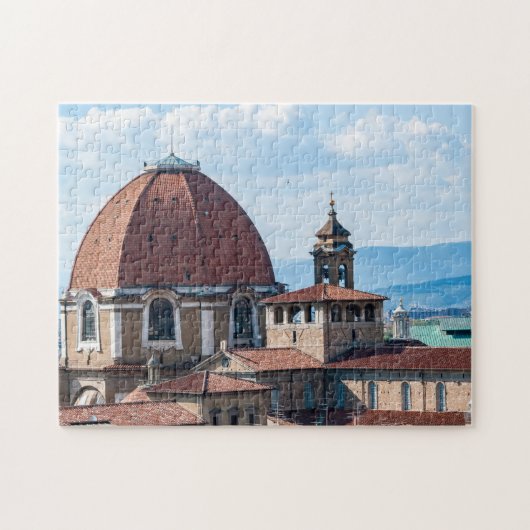 Medici Chapels dome - Florence, Toscane, Italië Legpuzzel (Horizontaal)