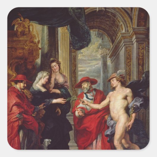 Medici Cycle: Het Verdrag van Angouleme Vierkante Sticker (Voorkant)