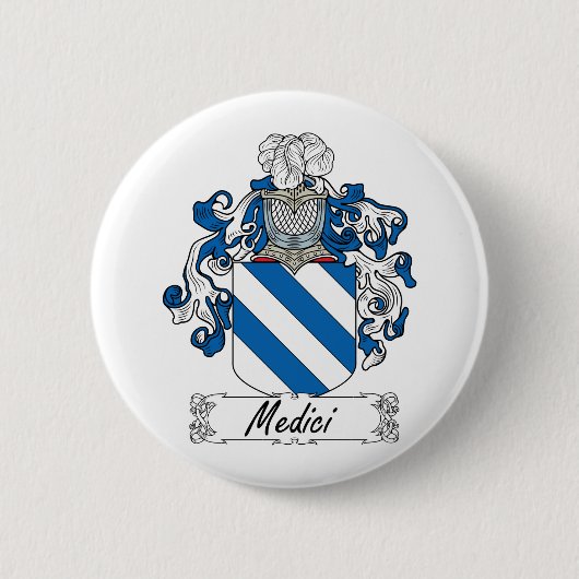 Medici Family Crest Ronde Button 5,7 Cm (Voorkant)