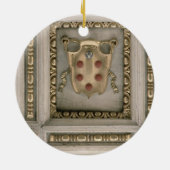 Medici-wapen, van de soffit van de kerk keramisch ornament (Achterkant)
