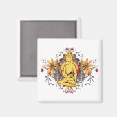 Medicijn Boeddha in Meditatie Magneet (Voorkant / Achterkant)