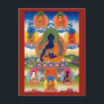 Medicijn Boeddha Tibetaans-Boeddhistisch Altaar Ka Briefkaart<br><div class="desc">Tibetaanse Medicijn Boeddha Sangye Menla, gezeten op een lotus, biedt genezing en bescherming tegen fysieke en mentale kwalen en wordt ook ingeroepen voor wereldvrede en verlichting van rampen. Traditionele Tibetaanse thangka-schildering reproductie. Plaats deze Medicijn Boeddha altaar kaart op uw altaar of in een meditatie ruimte, of geef het als een...</div>