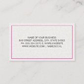 Medicijn Pil Visitekaartje (Achterkant)