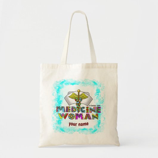 Medicijn vrouw tote bag (Voorkant)
