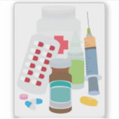 Medicijnen Sticker (Voorkant)