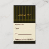 Medicijnen voor geneeskunde afsprakenkaartje (Achterkant)