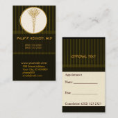 Medicijnen voor geneeskunde afsprakenkaartje (Voorkant / Achterkant)