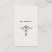 Medicijnlogo | Medisch Symbool Visitekaartje (Achterkant)