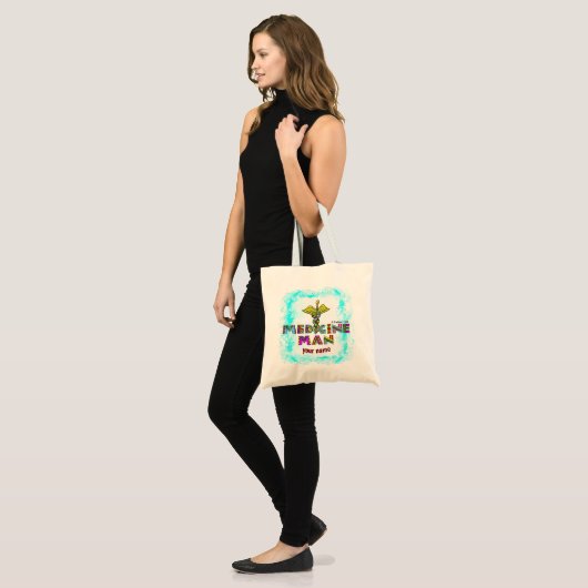Medicijnman Tote Bag (Voorkant (model))