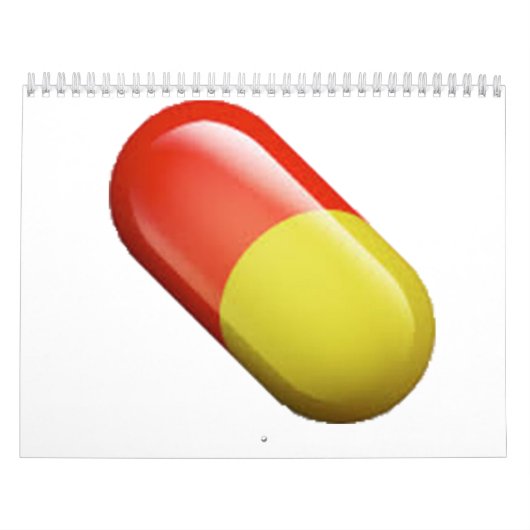 Medicijnpil - Emoji Kalender (Hoes)