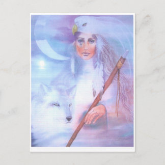 medicijnvrouw briefkaart