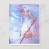 medicijnvrouw briefkaart (Voorkant)