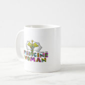Medicijnvrouw koffiemok (Voorkant links)