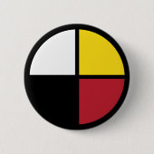 medicijnwiel ronde button 5,7 cm (Voorkant)