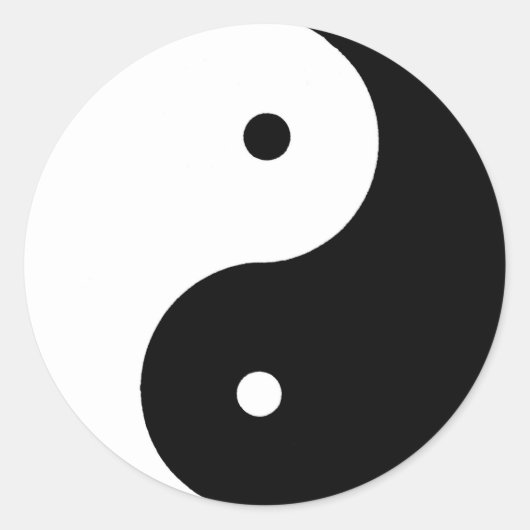 Medicina chinesa ronde sticker (Voorkant)