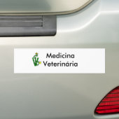 Medicina veterinária bumpersticker (Op auto)