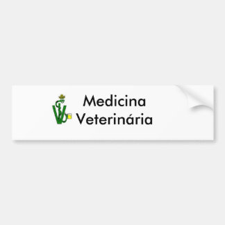 Medicina veterinária bumpersticker