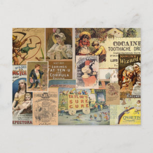 Medicinal Collage Briefkaart