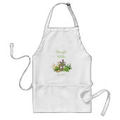 Medicinal Herbs Year Established Kitchen Apron Standaard Schort (Voorkant)