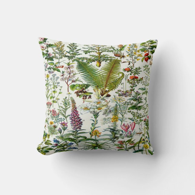 Medicinal Planten Accent Pillow Kussen (Voorkant)