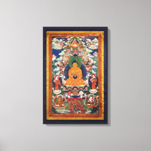 Medicine Boeddha Canvas Afdruk